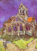 Vincent Van Gogh Church at Auvers Norge oil painting reproduction